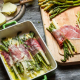 Asparagus Baked With Ham And Cheese